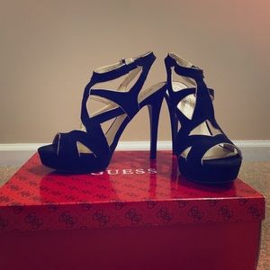 Worn only once. Too high of a heel for me.